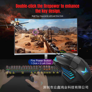 เมาส์สำหรับเล่นเกมซีโรดอท 7 ปุ่มแบบตั้งโปรแกรมได้พร้อมไฟ LED สีสันสดใสสำหรับคอมพิวเตอร์แล็ปท็อปเดสก์ท็อป - Product Image 4