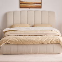 Neues Luxuriöses Gepolstertes Bettgestell Doppelbett Schlafzimmer-Möbelset Luxus Hebei Hersteller