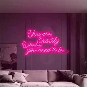 Assurance qualité, pas de MOQ, enseigne au néon LED personnalisée en acrylique avec garantie de 2 ans pour les fournitures de fête, la décoration murale et de chambre. - Product Image 4