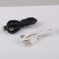Cable de Carga USB Tipo-C 2A, Cubierta de PVC de Cobre Puro, Compatible con Bancos de Energía para Auriculares y Pequeños Electrodomésticos