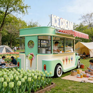 Heavy Load Durable Food Cart Integrated Water Circuit Design Street Vending Cart For Fried <b>Chicken</b> Burger Business - Product Image 1