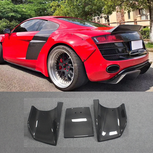 Ailerons avant en fibre de carbone ICOOH pour <span class=keywords><strong>Audi</strong></span> R8V8 V10 2008-2015 - Finition noire, qualité supérieure, ajustement direct - Product Image 3