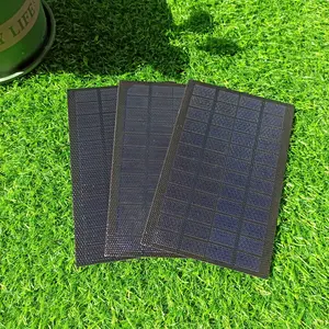 Painéis solares de 12 v 6 polegadas painel solar, painel de célula de 12 volts com placa fotográfica 12 vdc etfe