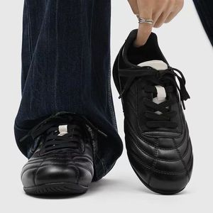 Nouvelles chaussures de sport décontractées multifonctionnelles, avec lacets respirants élégants et semelle en caoutchouc, chaussures noires pour hommes - Product Image 6