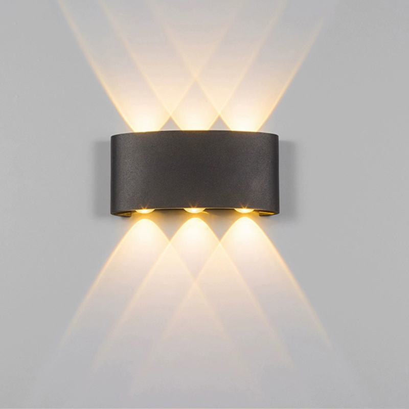 IP65 водонепроницаемый домашний настенный светильник, внутренний алюминиевый светильник, внутреннее освещение, наружный садовый светодиодный настенный светильник