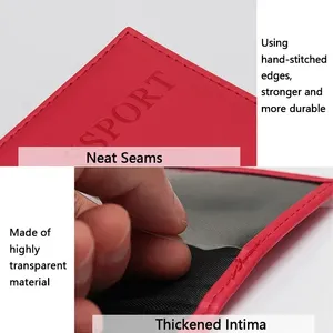 1 Funda de Pasaporte de PU para Mujer, Diseño Moderno, Modelos para Parejas, Funda de Pasaporte de Viaje para Chicas, Funda de Tarjetas Unisex, Tarjetero para Hombre - Product Image 2