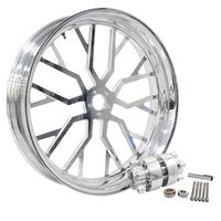 Jantes de moto ZCLH LG172 CNC en aluminium forgé 6061 T6, 30'', polies, pour Road Glide Custom FLTRX