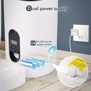 Comedero automático para gatos de 6L con temporizador, 4 comidas diarias programables, grabadora de voz y control de aplicaciones para una alimentación precisa de mascotas - Product Image 6