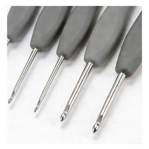 Hand <b>Knitting</b> Crochet Kit Simple Square Yarn Tools Accessories DIY Craft Learning Starter <b>Set</b> <b>Beginner</b> Friendly Portable - Product Image 3