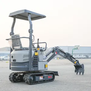 The high-quality 1 ton mini excavator produced by Saao company in 2024 new machinery is suitable for various scenarios.