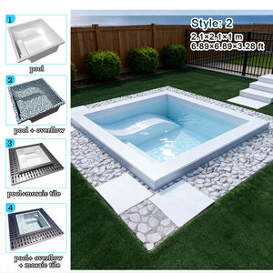 Piscina de hidromasaje para jardín, patio trasero, casa, sobre el suelo, pequeña, de 2 m, 10 pies, 3 m, para adultos, para exteriores - Product Image 5