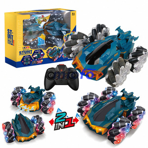 2.4g Rc <b>Car</b> Toy 2 IN 1 Mini <b>Stunt</b> Drift <b>Car</b> Spraying Remote Control Truck Off Road <b>Stunt</b> Climbing Rc <b>Car</b> Toys - Product Image 1