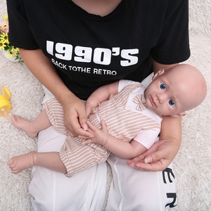 22 Zoll Voll silikon Reborn Baby Schöne Puppen Gutes Playmate für Kinder - Product Image 2