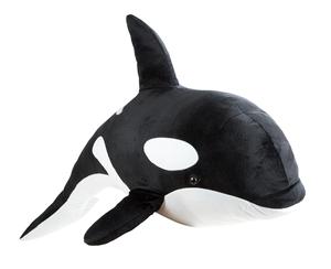 Peluche géante <span class=keywords><strong>de</strong></span> baleine orca réaliste, jouet en peluche <span class=keywords><strong>de</strong></span> requin noir, animaux marins en peluche - Product Image 5