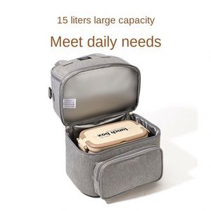 New Large Capacity Cooler Bag Insulation Fresh-keeping Iced Lunch Bag for Office Workers - Product Image 2