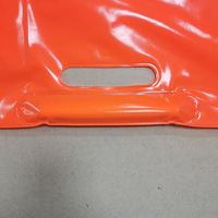 Sac mortuaire imperméable à 4 poignées avec fermeture éclair centrale, style uni, enduit PVC, pour transport de cadavres en cas de catastrophe, pour funérailles et hôpitaux