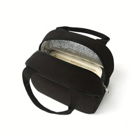 Boîte à lunch en velours côtelé pour femmes et filles, sacs à lunch isothermes réutilisables pour pique-nique, école, travail, voyage