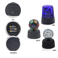 Lumière de scène de fête KTV boutique, boule magique en cristal d'atmosphère colorée créative, lumière rotative