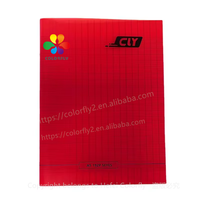 Cahier d'Exercices A4 Personnalisé d'Usine avec Couverture PP, Prix Compétitif, Vente en Gros, Fournitures Scolaires