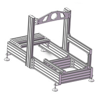 Meilleur Siège de Course de Simulation Profilé en Aluminium 40x160 mm, Fauteuil de Simulateur de Conduite pour Jeu de Voiture Camion, Cockpit DIY SimRacing Rig de Simulation