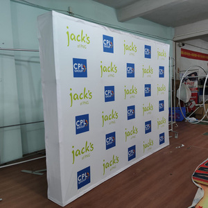 Portable Foldable <strong>Fabric</strong> Backdrop <strong>Pop</strong>-<strong>up</strong> Display Wall Exhibition Booth Stand For Trade Shows - Product Image 3