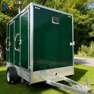 Remorque combinée douche et toilettes portable, solution sanitaire mobile, remorque de toilettes portables pour la location d'événements - Product Image 1