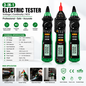 <span class=keywords><strong>SUNWA</strong></span> CD800a เครื่องวัดแรงดันไฟฟ้าอัตโนมัติ รุ่นขายดีสำหรับการส่งออก ผลิตในจีน สำหรับช่างไฟฟ้า - Product Image 1