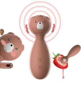 Klitoris Stimulator Vibrator untuk Wanita Dildo Anal Pemijat Perempuan Mainan Seks Mesin Masturbator Lucu Beruang Sextoys Toko Seks %