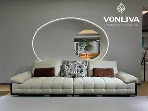 <span class=keywords><strong>Muebles</strong></span> de Sala de Estar, Sofá de Cuero Ecológico de Lujo, Sofá Cama Moderno para Apartamento, <span class=keywords><strong>Muebles</strong></span> de Sala de Estar para Villa de Lujo - Product Image 2