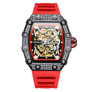 Reloj Deportivo de Silicona Impermeable para Hombre ONOLA Marca 3829D, Reloj con Esfera Cuadrada, un Reloj Masculino Encantador - Product Image 3
