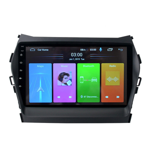 สำหรับซานตาเฟ่ IX45 ปี 2013 จอสัมผัสแอนดรอยด์ในรถยนต์ ระบบนำทาง GPS มัลติมีเดีย คาร์เพลย์ เครื่องเล่นดีวีดีในรถยนต์ วิทยุสเตอริโอ - Product Image 1