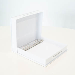 <span class=keywords><strong>Classeur</strong></span> personnalisé imprimé <span class=keywords><strong>A4</strong></span> en carton <span class=keywords><strong>rigide</strong></span> avec 3 anneaux métalliques pour cartes à collectionner - Product Image 5