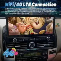 Autoradio Android 12,3 pouces pour Toyota Land Cruiser Prado LC120 2002-2008 avec CarPlay, Android Auto, GPS et lecteur multimédia
