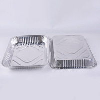 Einweg-Lebensmittelbehälter Aluminiumfolie-Schale 9 X 13 Halbe Größe Dampfgarer-Kochpfanne