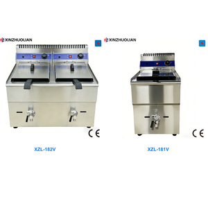 مقلاة عميقة تجارية عالية الإنتاجية تعمل بالغاز من الفولاذ المقاوم للصدأ سعة 18 لتر بقوة 4.8 كيلو واط حالة جديدة بيع مباشر من المصنع بدرجة حرارة ثابتة - Product Image 6