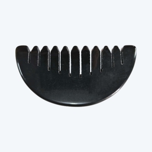 Peigne gua sha en obsidienne jade - Product Image 2