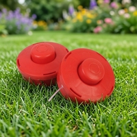 Tête de coupe en nylon rouge pour débroussailleuse électrique, largeur de coupe de 2,0 à 3,5 mm