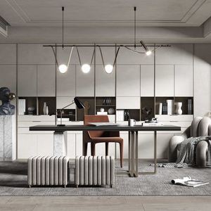 حلول تعليمية مخصصة للمنزل بأكمله، أثاث مكتبة ومكتب بمقاسات مخصصة من مواد خضراء، خزائن ومكاتب <span class=keywords><strong>2026</strong></span> - Product Image 5