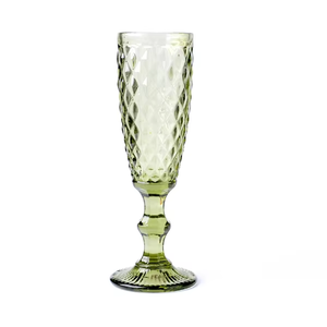 Mini flauta de cristal superventas en EE. UU. Copa de vino mejor <span class=keywords><strong>venta</strong></span> en línea con tallo de <span class=keywords><strong>cactus</strong></span> colorido - Product Image 1