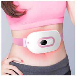 Bantalan pemanas sabuk pijat pinggang getaran cerdas tanpa kabel populer untuk kram menstruasi - Product Image 2