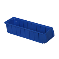Boîte de rangement empilable en plastique, armoire d'entrepôt, bac de suspension pour vis et boulons, kits de rangement, industrielle,