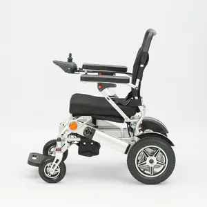 2023 New Style Dual 6ah Lithium Batteries Electric Wheelchair And 2*250W Motors For Disable People With Good Price