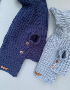 Qiqu-Sudadera con capucha personalizada para perro, suéter hecho a mano de punto de ganchillo, Schnauzer pequeño en miniatura - Product Image 4