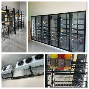 Kommerzielle Anzeige Glastür begehbarer Bier kühler Gefrier schrank Lebensmittel lagerung Kühlraum - Product Image 2