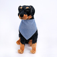 Écharpe bandana imprimée mignonne pour chiens et chats, accessoire réglable pour chiots et chatons