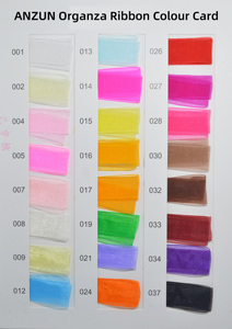 Pita Organza Transparan Lebar 25mm 50Y Grosir, Pita Chiffon untuk Dekorasi - Product Image 4
