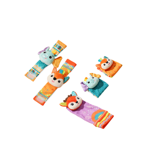 Calcetines <span class=keywords><strong>de</strong></span> Animales Lindos <span class=keywords><strong>de</strong></span> Nuevo Diseño Sozzy para Bebés y Niños, Juguetes <span class=keywords><strong>de</strong></span> Sonajero, Sonajero <span class=keywords><strong>de</strong></span> Muñeca y Calcetines <span class=keywords><strong>de</strong></span> Pie - Product Image 1