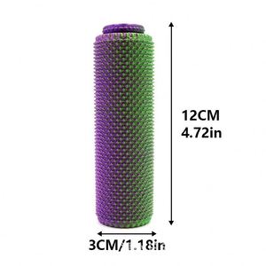 Juguetes Novedosos y Divertidos, Llavero Antiestrés con Diseño Rugoso y Puntiagudo para Aliviar el Dolor, Llavero Único con Textura Estimulante - Product Image 6