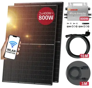 Großhandel 800 W monokristalline Silizium-Solarpanels Photovoltaik-Module Powerpanels Solarpanels