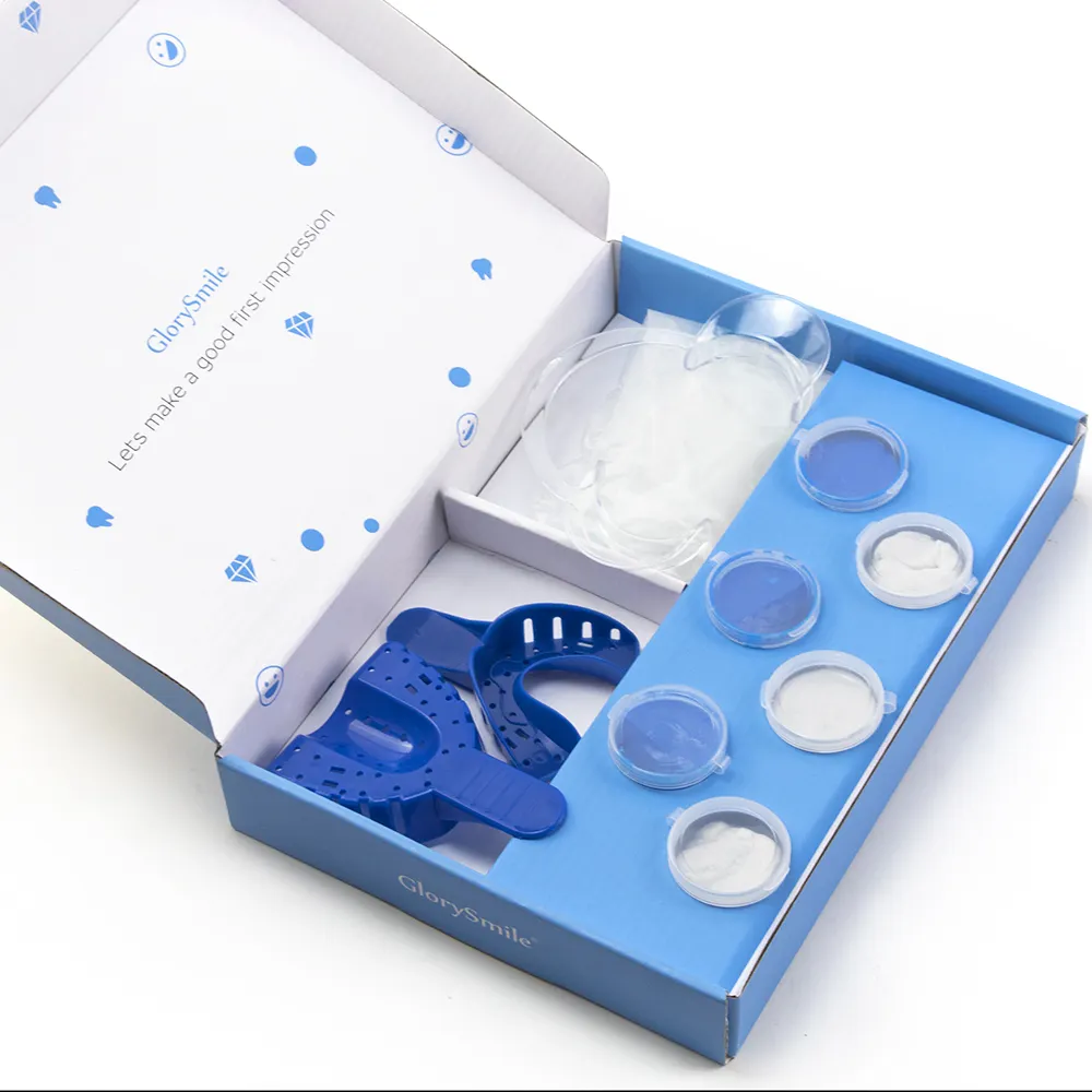 Nieuwe Merk Silicon Stopverf Dental Impression Paste Mold Kit Voor Maken Tanden Model